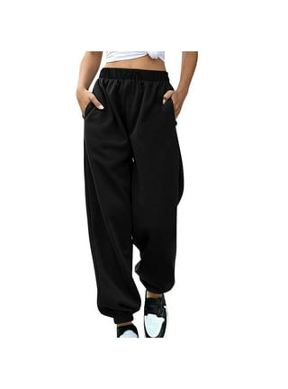 Women's Sports Yoga Flare Pants Casual Slim High Elastic Waist Solid  Stretchy Long Trousers Ladies Outdoor Jogger Pants