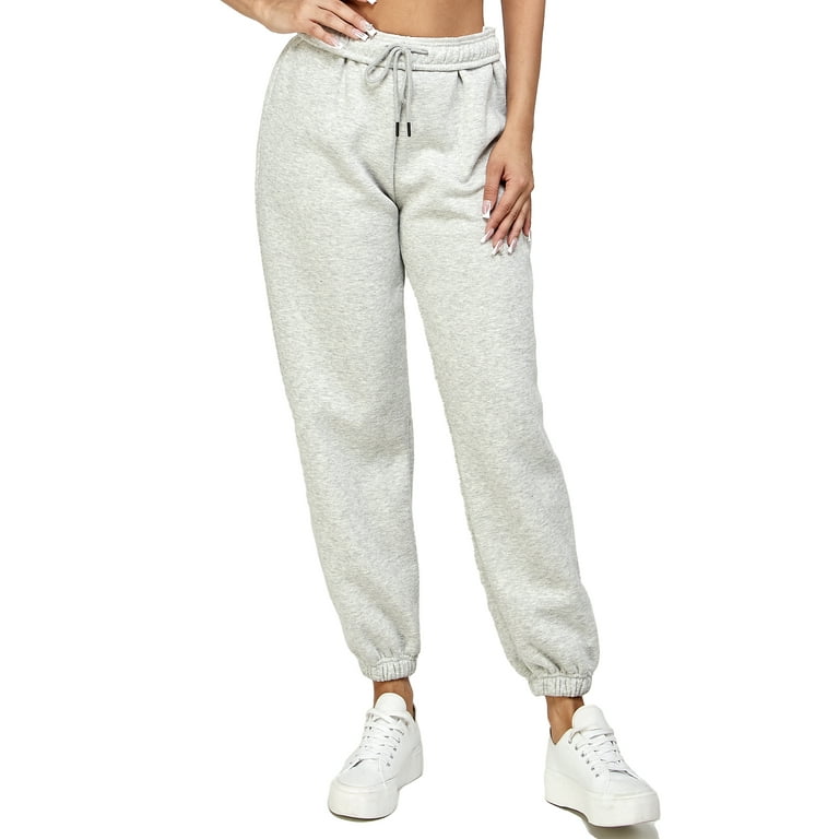 Sweatpants for Women - Relax Fit Womens Joggers Flippable Waistband  Including Pockets for Lounge Yoga Workout Running 