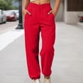 thumbnail image 1 of Sweatpants for Women Wide Leg Pants Soft Joggers for Women Casual Outfits for Women Cozy Pants Women's Travel Pants, 1 of 6