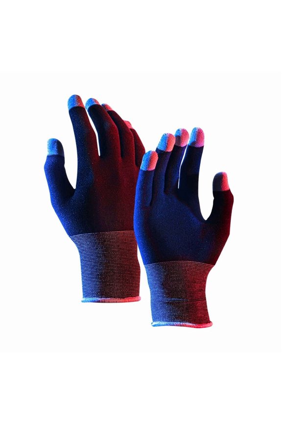 Sweatproof Finger Sleeve For Mobile Game Five Finger Cover Breathable Game Controller Sensitive Touch Gaming Gloves 2pcs