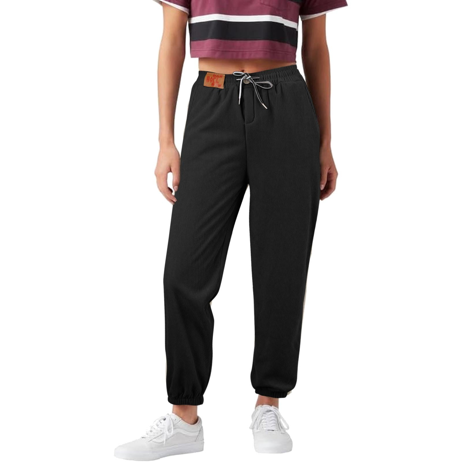 Sweats for Juniors Teen Girls Clearance Joggers Elastic Waist Lounge ...