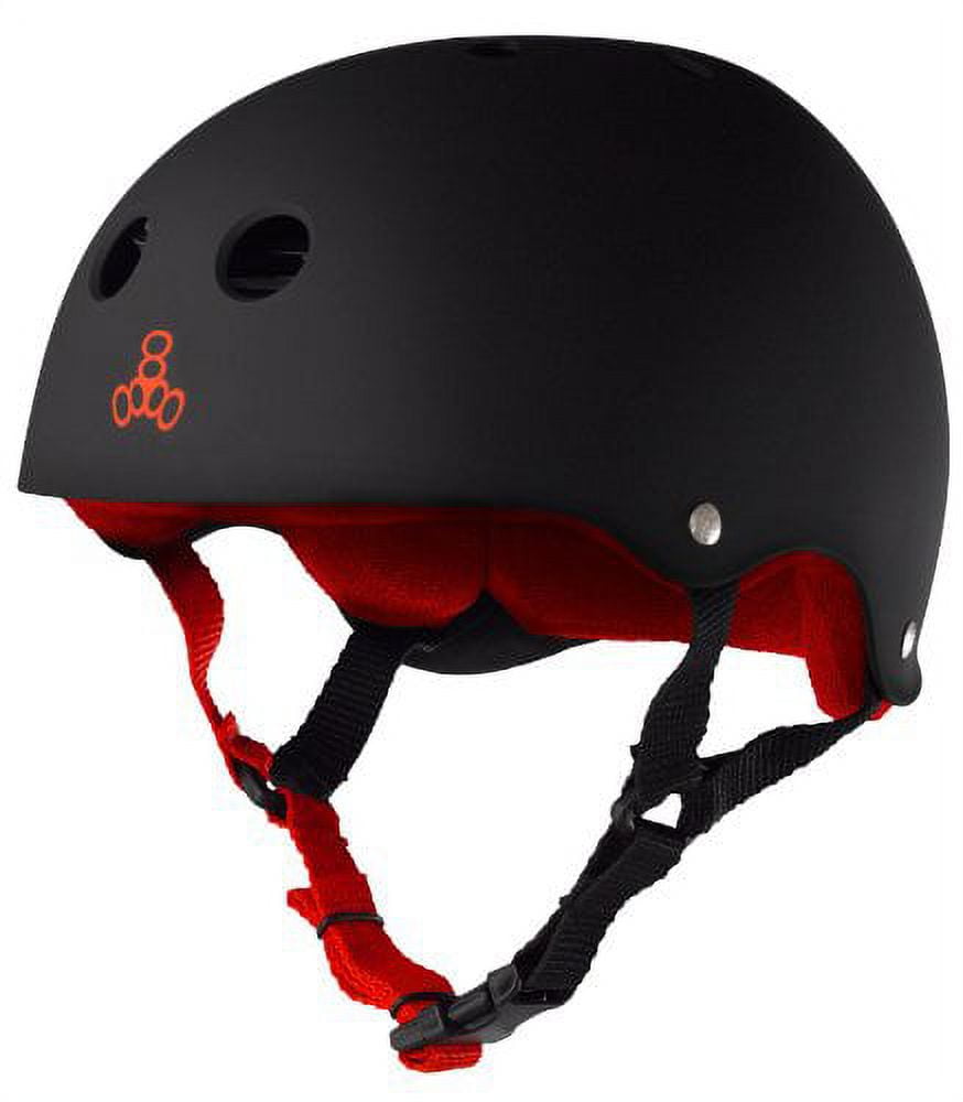 Sweatsaver Helmet Blk Rub w/ Red XS