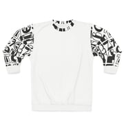 Sweatshirt Alphabet Abstract Typographic Abstract Fashion Statement