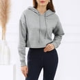 thumbnail image 1 of Sweatshirt Autumn And Winter Pullover Hoodie Midriff Long Sleeved Top Knitted Sweater Jackets Half Snap Pullover Women Womens Large Sweatshirt Hoodie Sweatshirt Hoodies Long Lined Jacket Graphic, 1 of 3