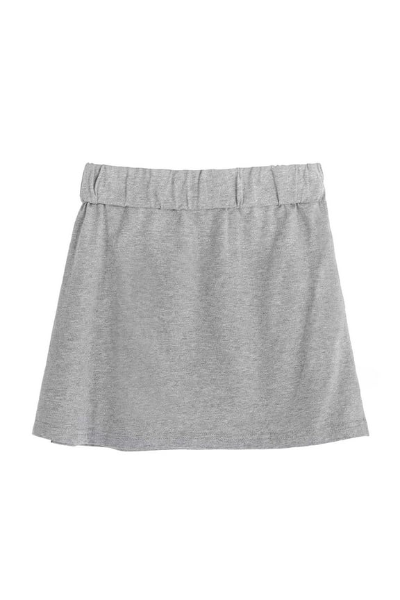 Sweatshirt Base Skirt With Female All-Match Short Skirt In The Hem Vacation Holiday Female Dailywear