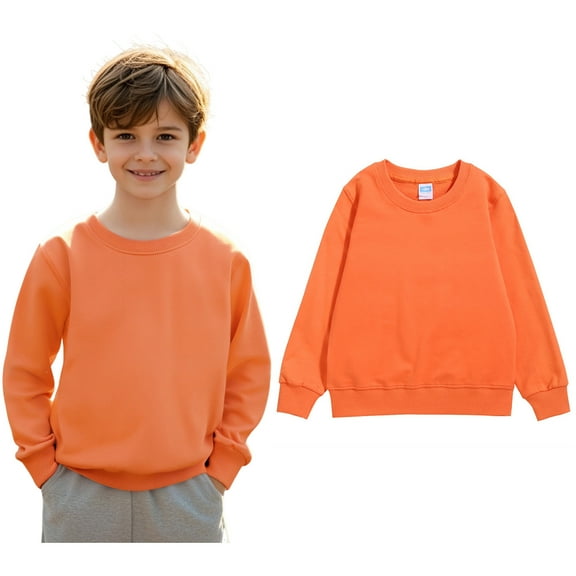 Sweatshirt Boy Long Sleeve Girls RD3 Sweatshirt Crewneck Sweatshirts Pullover Tops Winter Clothes Sweat Shirts for Girls 7-9 Years Boys Girls Fashion