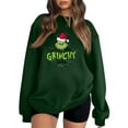 thumbnail image 1 of Sweatshirt Christmas Women 2025 Holiday Xmas Oversized Pullover Sweatshirt Dark GreenXXXL, 1 of 4