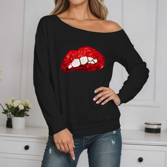 Sweatshirt for Couples Holiday Sweatshirt Husband and Wife Lightweight Pullover Tops Mens Sweatshirts Crewneck Unisex Graphic Print Crewneck Pullover Holiday Sweatshirts for Women