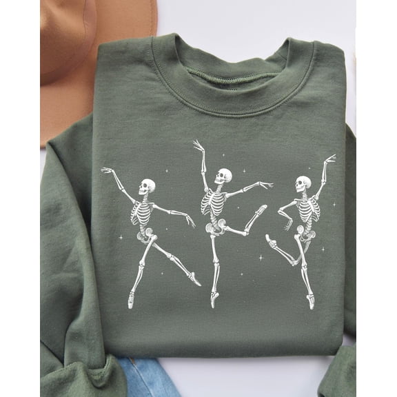 Sweatshirt Dancing 90s Vintage Style Tshirt, Retro Y2k Shirt, Skull Shirt, Dancing Lovers Shirt, Gag Tees, F2118 Sweatshirt All Size S-5XL