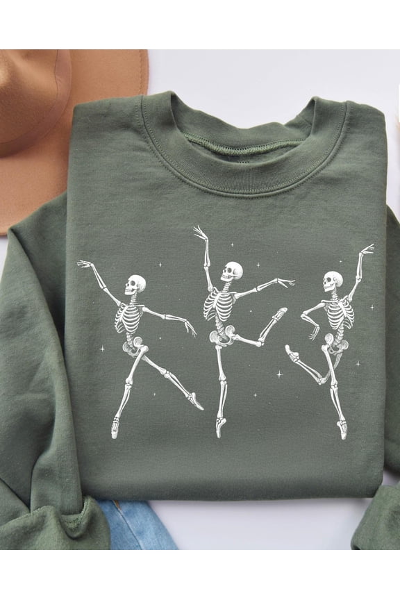 Sweatshirt Dancing 90s Vintage Style Tshirt, Retro Y2k Shirt, Skull Shirt, Dancing Lovers Shirt, Gag Tees, F2118 Sweatshirt All Size S-5XL