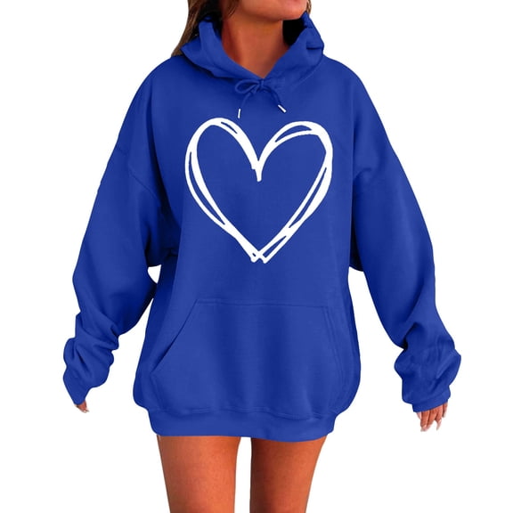 Sweatshirt For Women Oversized Hoodies Winter Cute Sweatshirts Fleece Hooded Pullover Fashion Casual Tops Sweater Trendy Outfits Hoodies For Women