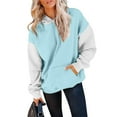 thumbnail image 1 of Sweatshirt For Women Trendy Women's Hoodies Long Sleeve Casual Sweatshirts Pullover Pockets Tops, 1 of 4