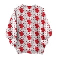 thumbnail image 1 of Sweatshirt For Women Valentines Shirts Love Heart Graphic Long Sleeve Funny Sweater Pullover Tops Festival Red Sweatshirt Hoodies For Women, 1 of 4