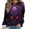 thumbnail image 1 of Sweatshirt For Womens Crewneck Abstract Flowers Hoodies Teen Girls Cute, 1 of 7