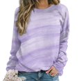 thumbnail image 1 of Sweatshirt For Womens Crewneck Colorful Marble Pattern Hoodies Teen Girls Cute, 1 of 7