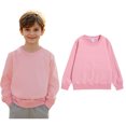 thumbnail image 1 of Sweatshirt Girls Long Sleeve RD2 Sweatshirt Kids Crew Neck Cute Pullover Relaxed Fit Tops Warm Fall Winter Clothes Baby Girls Clothes 5-6 Years Boys Girls Fashion, 1 of 3
