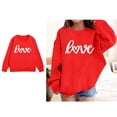 thumbnail image 1 of Sweatshirt Girls Valentine Sweatshirt Long Sleeve Casual Love Letter Print Sweatshirts Crewneck Pullover Sweat Shirts for Girls 7-8 Years, 1 of 4