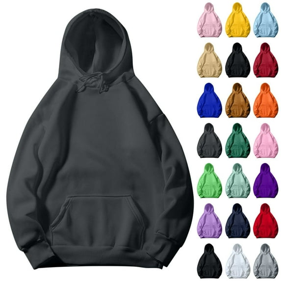 Sweatshirt Jackets for Women Men Hoodies Long Sleeve Pullover Fall Clothing with Pockets Women Men Essentials Hoodie