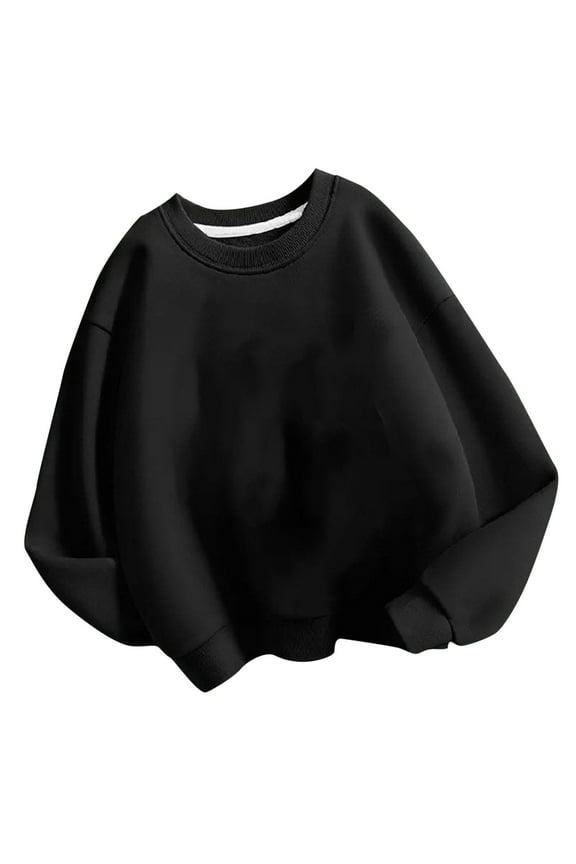 Sweatshirt Pullover Tops Long Sleeves Cotton Shirt for Little Girls Boys Toddlers Baby Kids 3-10 Years