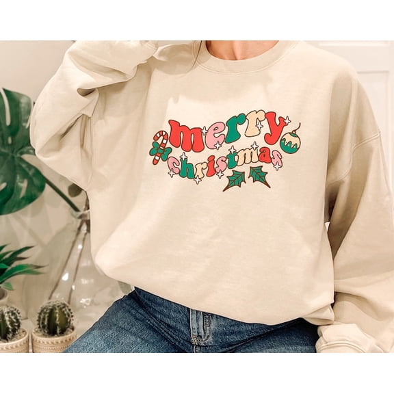 Sweatshirt: Retro Crewneck, Sweatshirt Size S-5Xl