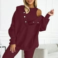 thumbnail image 1 of Sweatshirt Sets for Women Womens Oversized Hoodies Sweatshirt-Singlet Pullover Sweatshirts With Pockets Fall 2 Piece Suit Fall New Arrivals, 1 of 7
