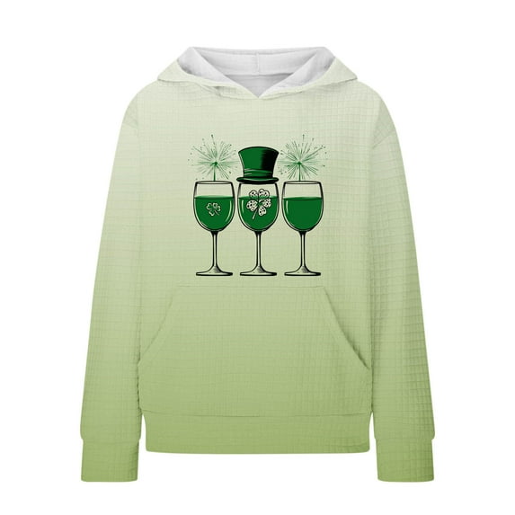 Sweatshirt Sweater for Girls Crewneck Oversized Pullover Cotton Clothes Printed Long Sleeves Tops Casual Fleece Sweater with Pocket Fall Winter Warm Sweatshirts Kids Hoodies