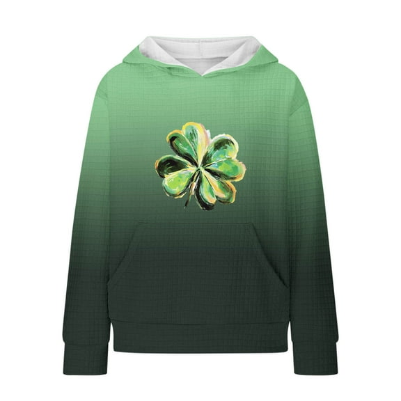 Sweatshirt Sweater for Girls Crewneck Oversized Pullover Cotton Clothes Printed Long Sleeves Tops Casual Fleece Sweater with Pocket Fall Winter Warm Sweatshirts Kids Hoodies