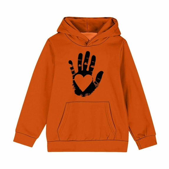 Sweatshirt for Teen Girls Cute Printed Long Sleeves Hoodies with Pocket Casual Crew Neck Fall Winter Pullover Tops Clothes Comfy Jumper School Warm Girl Sweatshirts