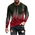 thumbnail image 1 of Sweatshirt for Todays Daily Deals Clearance Men's Fashion Shirts Raglan Sleeve Sweatshirt Men Red Crew Neck Sweatshirt Men Thermal Pullover Men Cotton, 1 of 5