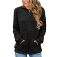 thumbnail image 1 of Sweatshirt for Women Crew Neck Long Sleeve Loose Fall Pullover Hoodies Casual Solid Drop Shoulder Winter Outfits Fashion Lightweight Clothes Trending Workout Tops, 1 of 6