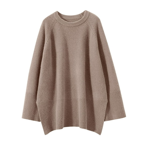 Fall Outfits for Women 2025 Sweatshirts No Hood Fashion Hoodies & Sweatshirts Cotton Long Sleeve Tops