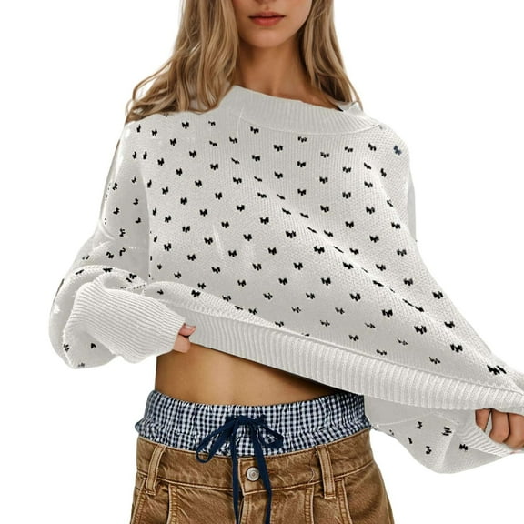 Fall Outfits for Women 2025 Trendy Sweatshirt 2025 Crewneck Sweatshirt Cropped Long Sleeve Maxi Dresses 2025