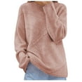 thumbnail image 1 of Winter Clothing for Women Sweatshirts Graphic Fashion Hoodies & Sweatshirts Full Zip Long Sleeve Crop Top, 1 of 6