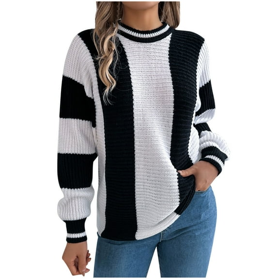 Women Early Fall Fashion Striped Sweatshirts Off The Shoulder Sweatshirts Swim Suits 2025 Long Sleeve