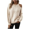 thumbnail image 1 of Women Early Fall Fashion Oversized Fall Sweatshirts Zip Up Sweatshirt Hoodless Long Sleeve Tops Trendy, 1 of 6