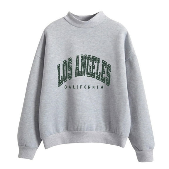 Sweatshirt for Women Long Sleeve Sweatshirt Long Sleeve Pullover Tops for Women Grey Sweatshirts for Women'S Fall Clothes Trendy Clothes for Teen Girls