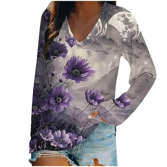 Sweatshirt For Women Trendy Womens Oversized Sweatshirt Pullover Sweaters For Women Workout Oversized Sweatshirt For Women Graphic Long Sleeve For Women Trendy