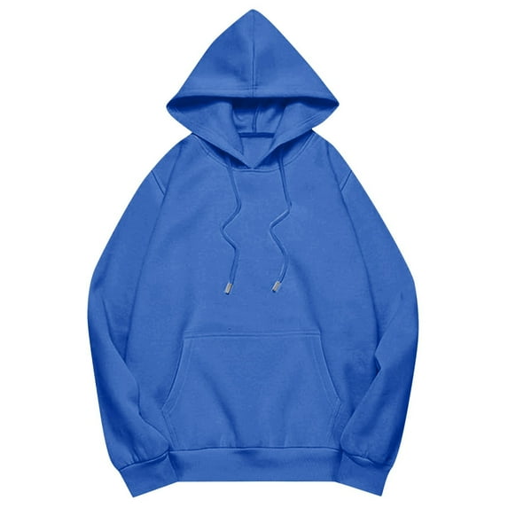 Sweatshirt for Women,Women's Solid Color Drop Shoulder Hoodie with Pockets Comfortable and Stylish Sweatshirt Top,Plus Size Sweatshirts for Women,Size:XXL