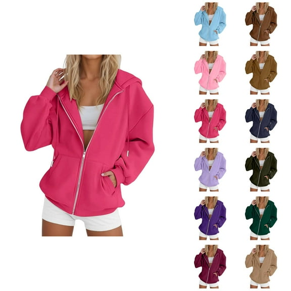 Sweatshirt Women Women's Solid Color Sweatshirt Women's And Winter Hooded With Velvet Loose And Lazy Student Hooded Hoodie