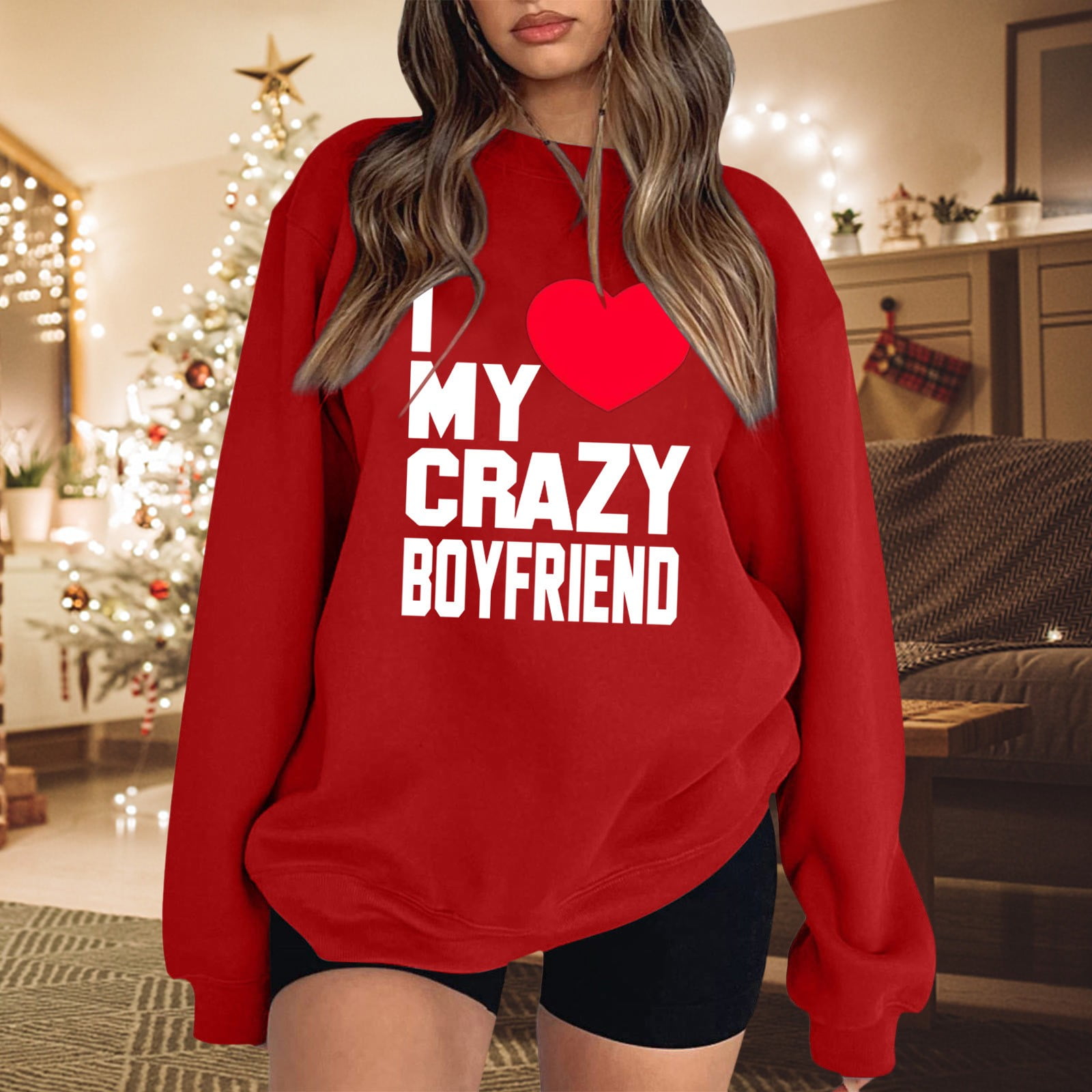 Sweatshirt Women s Hooded Sweatshirt Loose Printed Solid Color Sports Ladies Sweatshirts Versatile 2024 Women s Sweatshirts Loose New Style Sweatshirts Sale Today s Walmart