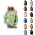 thumbnail image 1 of Sweatshirt for Women 2026 Fashion Fall Winter Crewneck Graphic Sweatshirt Pullover Tops, 1 of 4