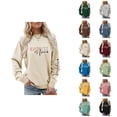 thumbnail image 1 of Sweatshirt for Women 2026 Fashion Fall Winter Crewneck Graphic Sweatshirt Pullover Tops, 1 of 4
