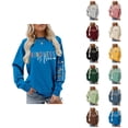 thumbnail image 1 of Sweatshirt for Women 2026 Long Sleeve Fashion Crewneck Graphic Pullover Sweat Shirt Tops, 1 of 4