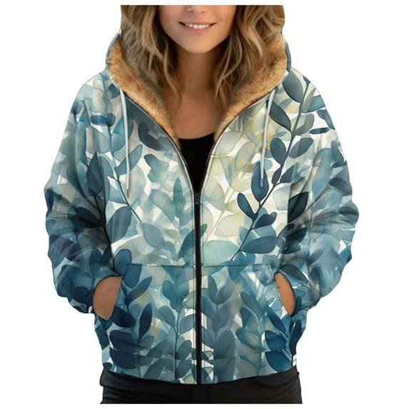 Sweatshirt for Women Fall Loose Fit Hooded Long Sleeve Batwing Cold Shoulder Zipper Graphic Leisure Polyester Hoodie (Light Blue,XS)
