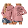 thumbnail image 1 of Sweatshirt for Women Long Sleeve Sweatshirt for Women’S Pullover Light Pink Sweatshirts for Women Fall Clothes for Women Clothing, 1 of 4