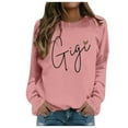 thumbnail image 1 of Sweatshirt for Women Long Sleeve Sweatshirt for Women’S Pullover Pink Sweat Shirt Trendy Winter Clothes for Women Clothes for Women, 1 of 4