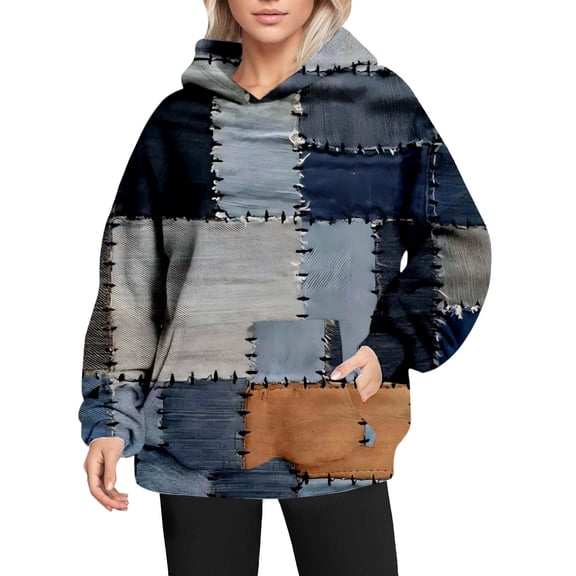 Sweatshirt for Women Perfect For Daily Wear or Loungewear! Cozy Picks for Every Soft Fabrics XL Blue Sweatshirts