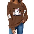 thumbnail image 1 of Sweatshirt for Women Perfect For Daily Wear or Loungewear! Cozy Picks for Every Soft Fabrics XXL Brown Sweatshirts, 1 of 4