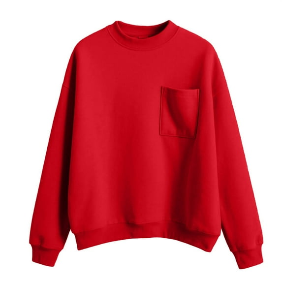 Sweatshirt for Women Perfect For Daily Wear or Loungewear Every Soft Fabrics XL Red Sweatshirts