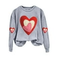 thumbnail image 1 of Sweatshirt for Women Perfect For Daily Wear or Loungewear! The Best Choice for Valentine's DayXXL Gray Valentine's Day Sweatshirt, 1 of 4